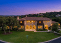 firefly gemini flash a grand, elegant mediterranean style estate at dusk in the oakland hills. the house f 965081