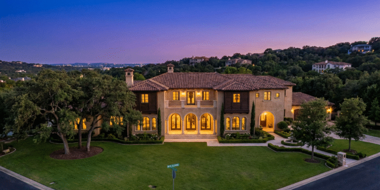 firefly gemini flash a grand, elegant mediterranean style estate at dusk in the oakland hills. the house f 965081