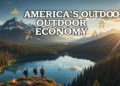 firefly gemini flash cinematic thumbnail for a youtube article on the u.s. outdoor recreation economy. fo 797237