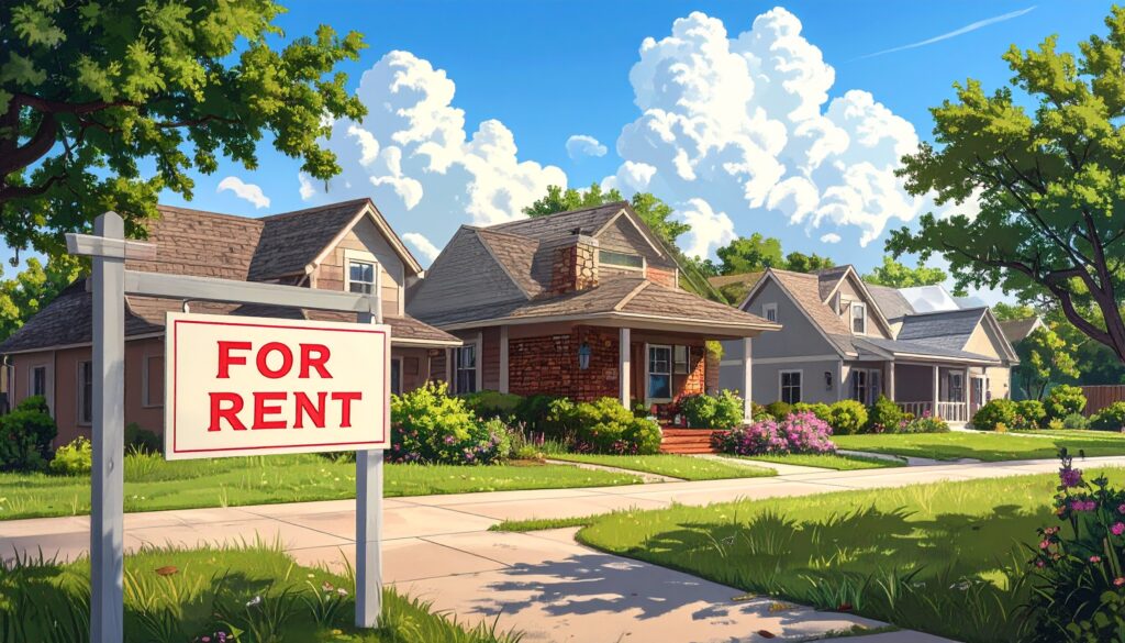 firefly texas homes with a sign that says for rent 722686