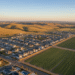 firefly gemini flash real estate aerial view of hollister california showing rolling hills, new home devel 722566