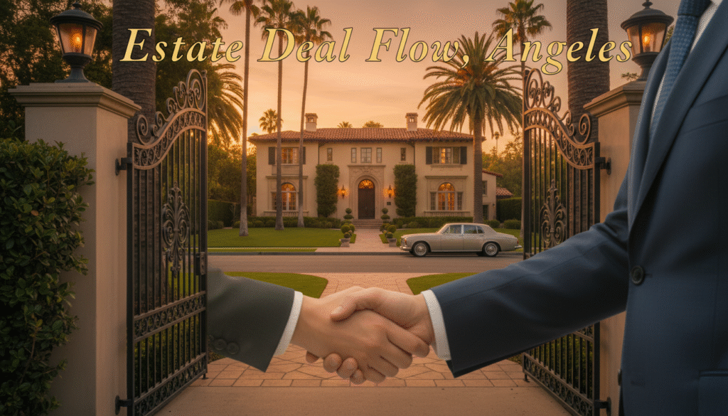 firefly gemini flash street level photo in beverly hills outside a classic estate home at golden hour. for 236262