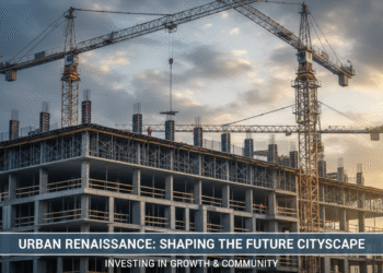 firefly gemini flash text included graphic showing a partially built mixed use development with cranes and 537013