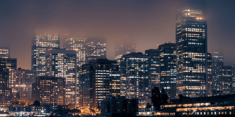 firefly ultra realistic cinematic skyline of san francisco and the bay at night, thousands of 207915